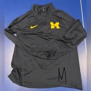 Navy Nike Michigan 1/4 Zip